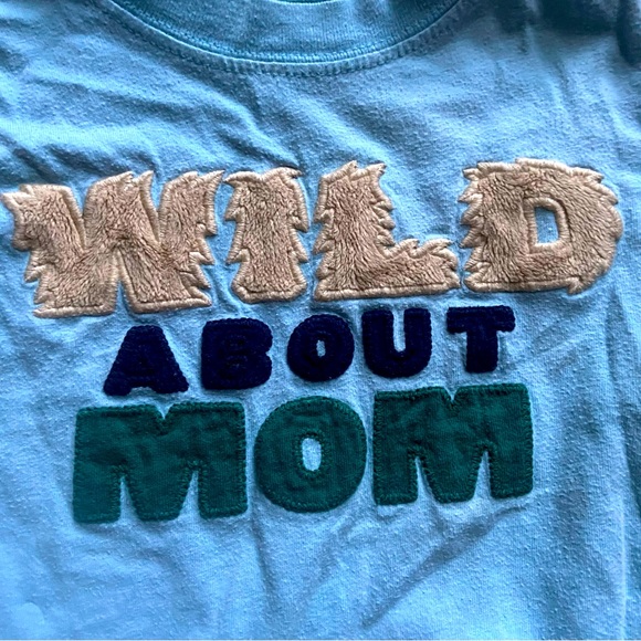 The Children’s Place glow in the dark space t-shirt & crazy8 furry mom t-shirts - Picture 2 of 6